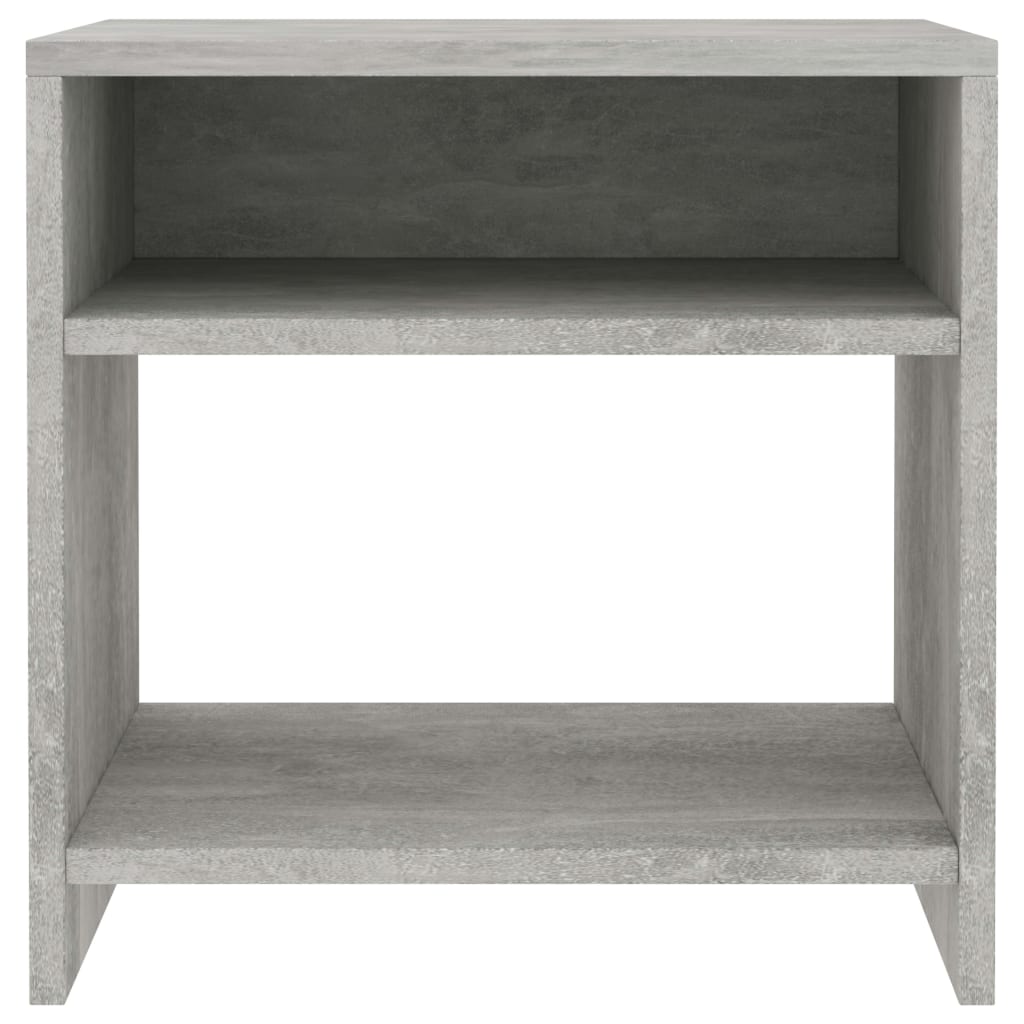 vidaXL Nachttisch Betongrau 40x30x40 cm Holzwerkstoff