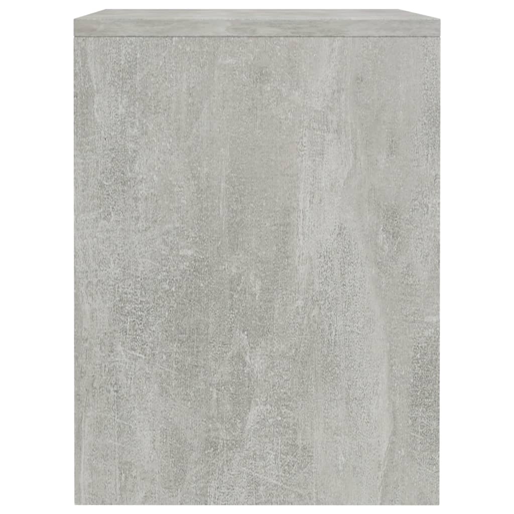 vidaXL Nachttisch Betongrau 40x30x40 cm Holzwerkstoff