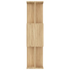 vidaXL Bücherregal/Raumteiler Sonoma-Eiche 80x24x96 cm Holzwerkstoff
