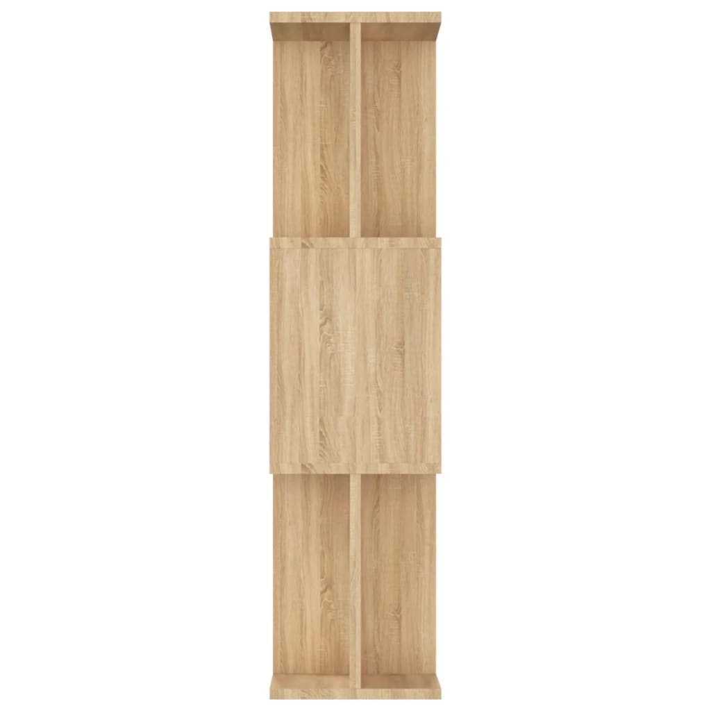 vidaXL Bücherregal/Raumteiler Sonoma-Eiche 80x24x96 cm Holzwerkstoff