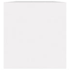 vidaXL Schallplatten-Aufbewahrungsbox Weiß 71x34x36 cm Holzwerkstoff