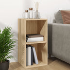 vidaXL Schallplatten-Aufbewahrungsbox Sonoma Eiche 71x34x36 cm