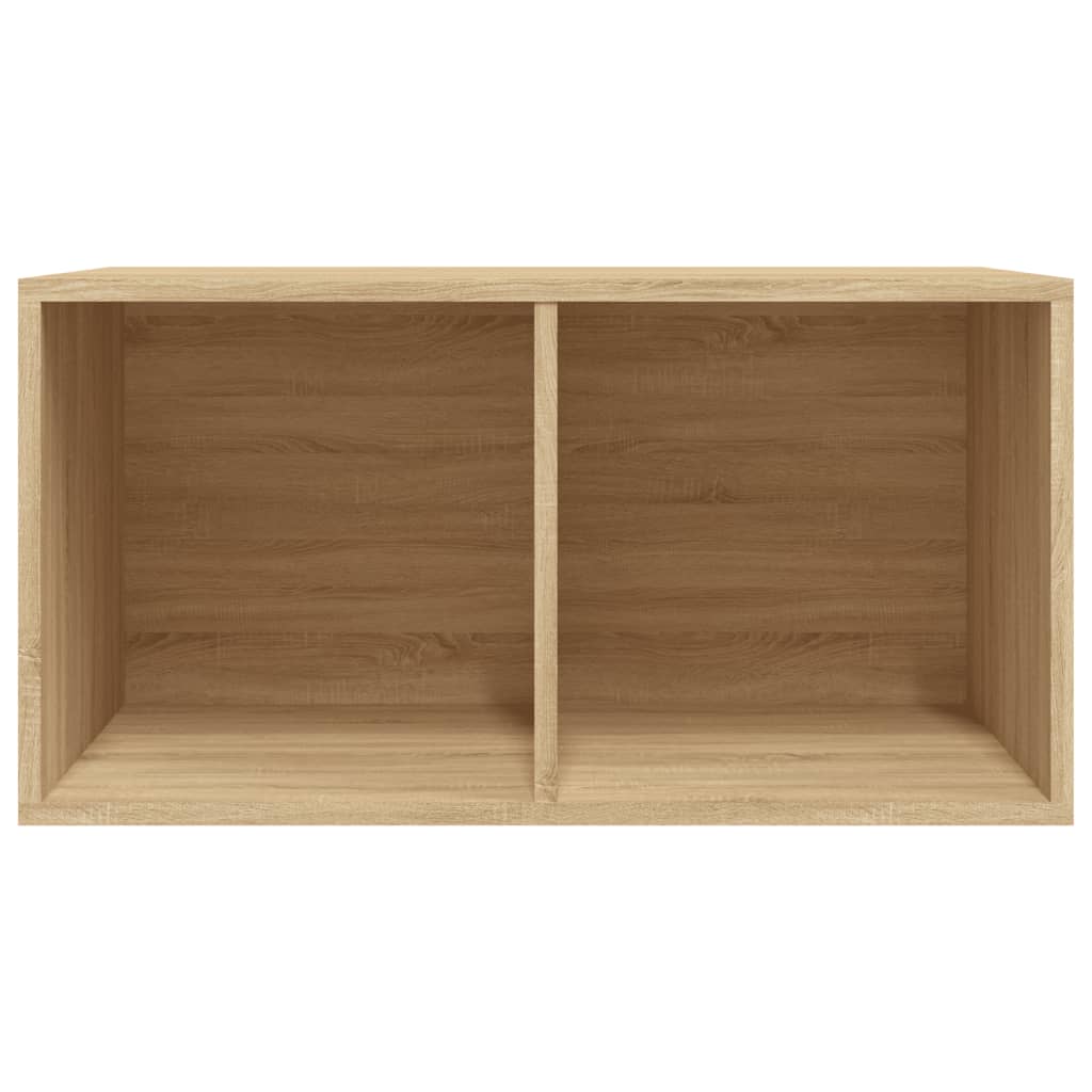 vidaXL Schallplatten-Aufbewahrungsbox Sonoma Eiche 71x34x36 cm