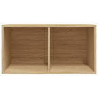 vidaXL Schallplatten-Aufbewahrungsbox Sonoma Eiche 71x34x36 cm