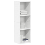 vidaXL Bücherregal/TV-Schrank Weiß 36x30x114 cm Holzwerkstoff