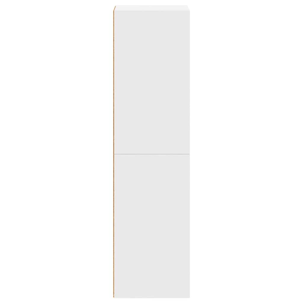 vidaXL Bücherregal/TV-Schrank Weiß 36x30x114 cm Holzwerkstoff