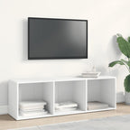 vidaXL Bücherregal/TV-Schrank Weiß 36x30x114 cm Holzwerkstoff