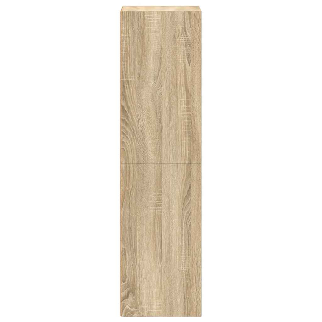 vidaXL Bücherregal/TV-Schrank Sonoma Eiche 36x30x114 cm Holzwerkstoff