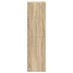 vidaXL Bücherregal/TV-Schrank Sonoma Eiche 36x30x114 cm Holzwerkstoff