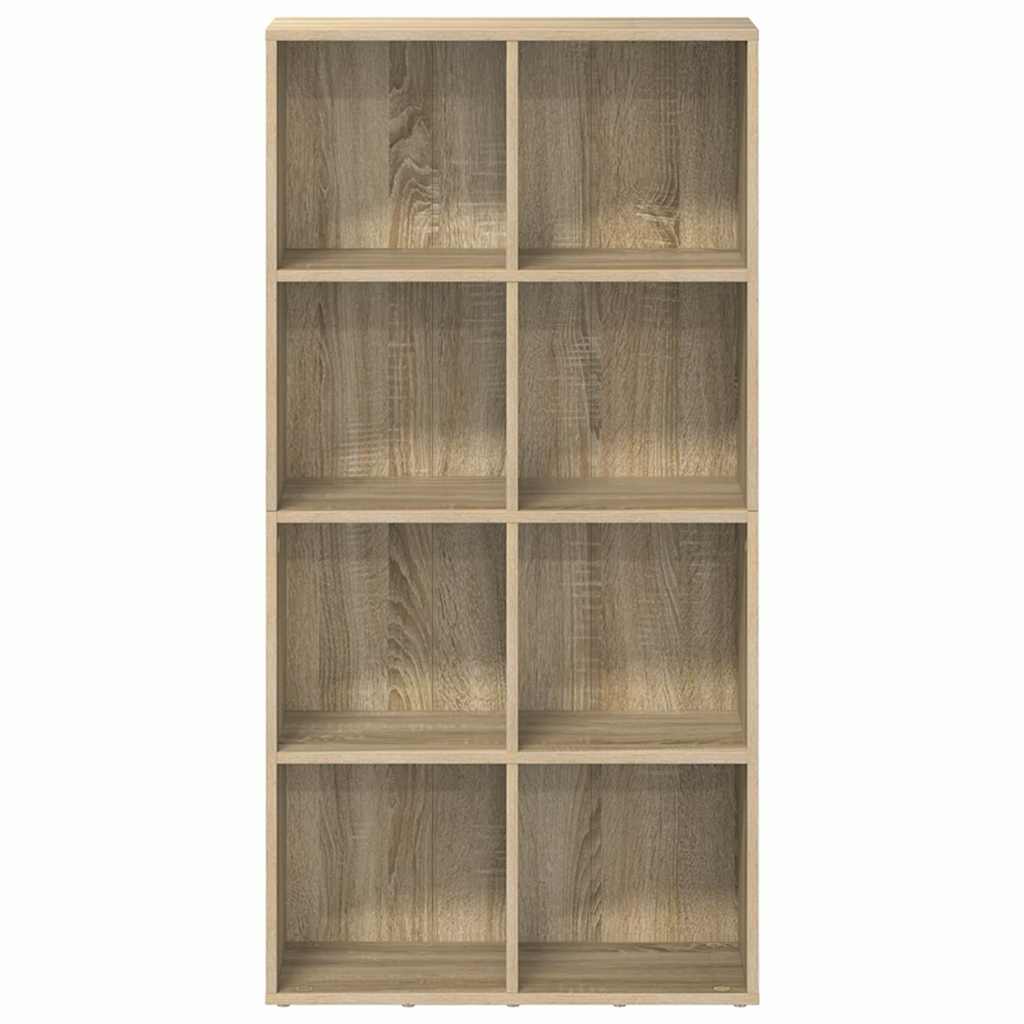 vidaXL Bücherregal/Sideboard Sonoma-Eiche 66×30×130 cm Holzwerkstoff