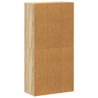 vidaXL Bücherregal/Sideboard Sonoma-Eiche 66×30×130 cm Holzwerkstoff