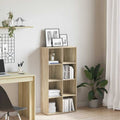 vidaXL Bücherregal/Sideboard Sonoma-Eiche 66×30×130 cm Holzwerkstoff