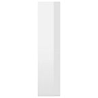 vidaXL Bücherregal/Sideboard Hochglanz-Weiß 66×30×130 cm Holzwerkstoff