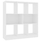 vidaXL Bücherregal Weiß 97,5×29,5×100 cm Holzwerkstoff