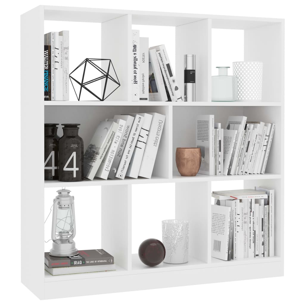 vidaXL Bücherregal Weiß 97,5×29,5×100 cm Holzwerkstoff