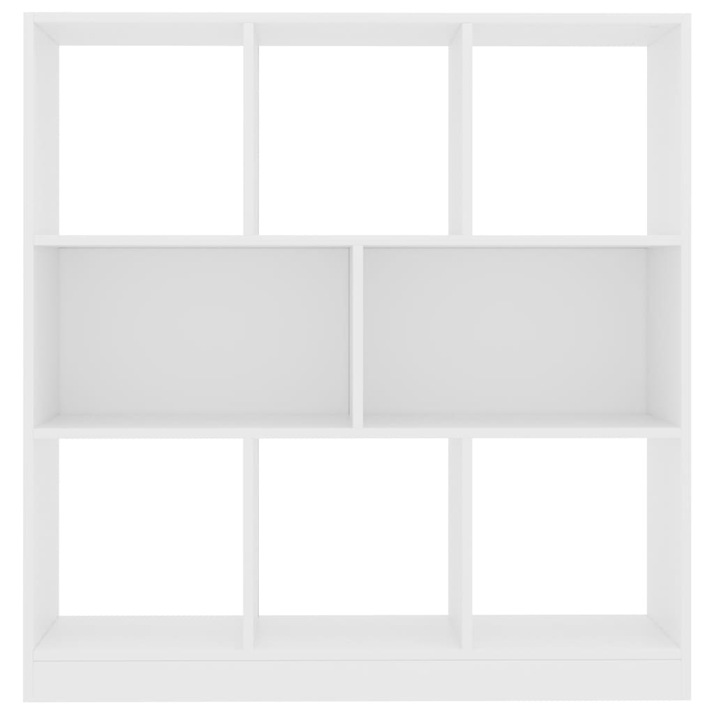 vidaXL Bücherregal Weiß 97,5×29,5×100 cm Holzwerkstoff