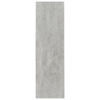 vidaXL Bücherregal Betongrau 97,5x29,5x100 cm Holzwerkstoff