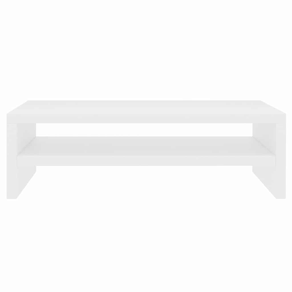 vidaXL Monitorständer Weiß 42x24x13 cm Holzwerkstoff