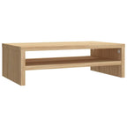 vidaXL Monitorständer Sonoma-Eiche 42x24x13 cm Holzwerkstoff