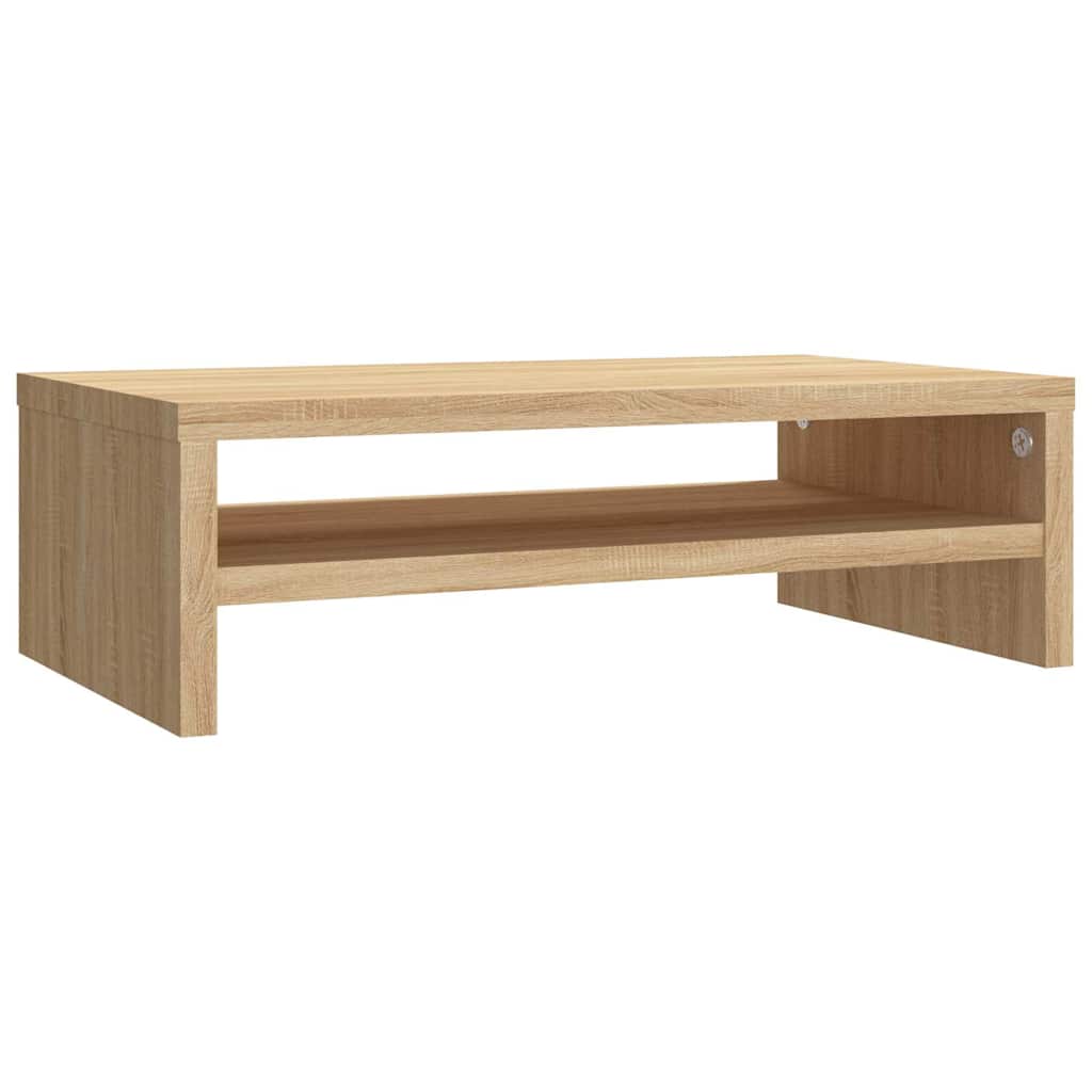 vidaXL Monitorständer Sonoma-Eiche 42x24x13 cm Holzwerkstoff