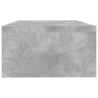vidaXL Monitorständer Betongrau 42x24x13 cm Holzwerkstoff