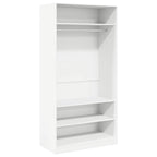 vidaXL Kleiderschrank Weiß 100×50×200 cm Holzwerkstoff