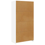 vidaXL Kleiderschrank Weiß 100×50×200 cm Holzwerkstoff