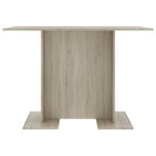 vidaXL Esstisch Sonoma-Eiche 110x60x75 cm Holzwerkstoff