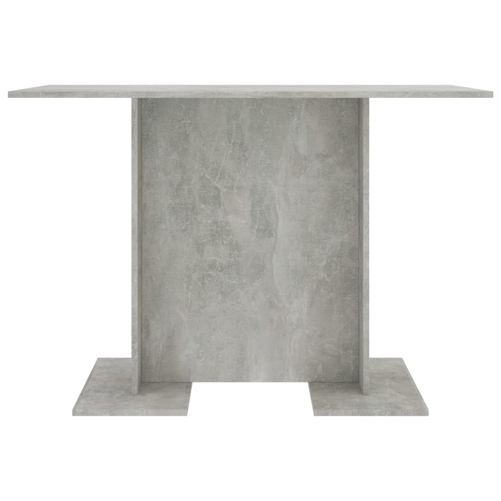 vidaXL Esstisch Betongrau 110x60x75 cm Holzwerkstoff