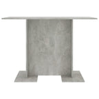 vidaXL Esstisch Betongrau 110x60x75 cm Holzwerkstoff