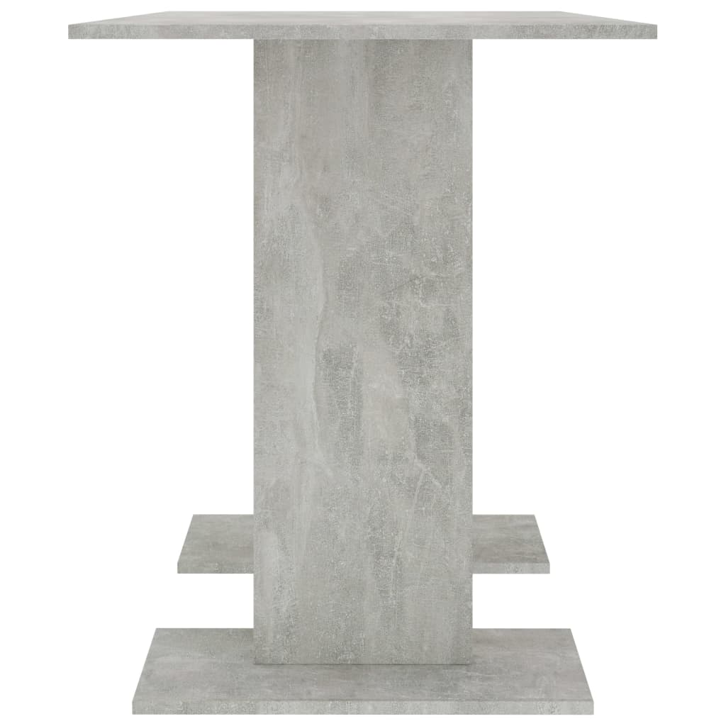 vidaXL Esstisch Betongrau 110x60x75 cm Holzwerkstoff