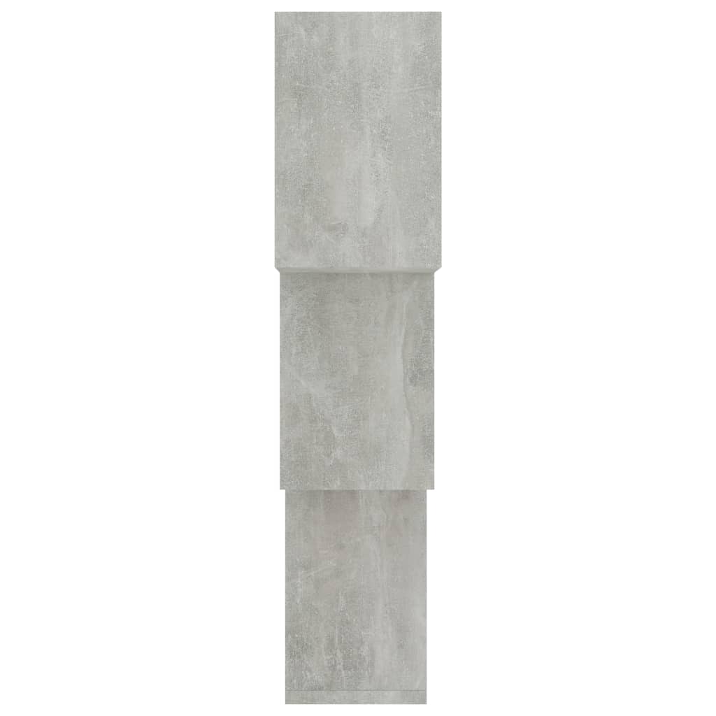 vidaXL Würfel-Wandregale Betongrau 68x15x68 cm Holzwerkstoff