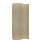 vidaXL Schuhschrank Sonoma-Eiche 80x35,5x180 cm Holzwerkstoff
