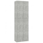 vidaXL Büroschrank Betongrau 60x32x190 cm Holzwerkstoff