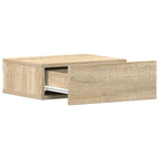 vidaXL Hängender Nachttisch Sonoma-Eiche 40x30x15 cm Holzwerkstoff