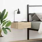 vidaXL Hängender Nachttisch Sonoma-Eiche 40x30x15 cm Holzwerkstoff