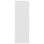 vidaXL Wandregale Weiß 104x20x58,5 cm Holzwerkstoff