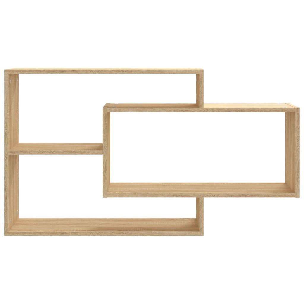 vidaXL Wandregale Sonoma-Eiche 104x20x58,5 cm Holzwerkstoff