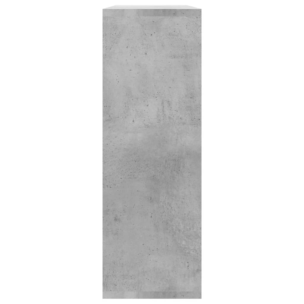 vidaXL Wandregale Betongrau 104x20x58,5 cm Holzwerkstoff