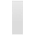 vidaXL Wandregale Hochglanz-Weiß 104x20x58,5 cm Holzwerkstoff