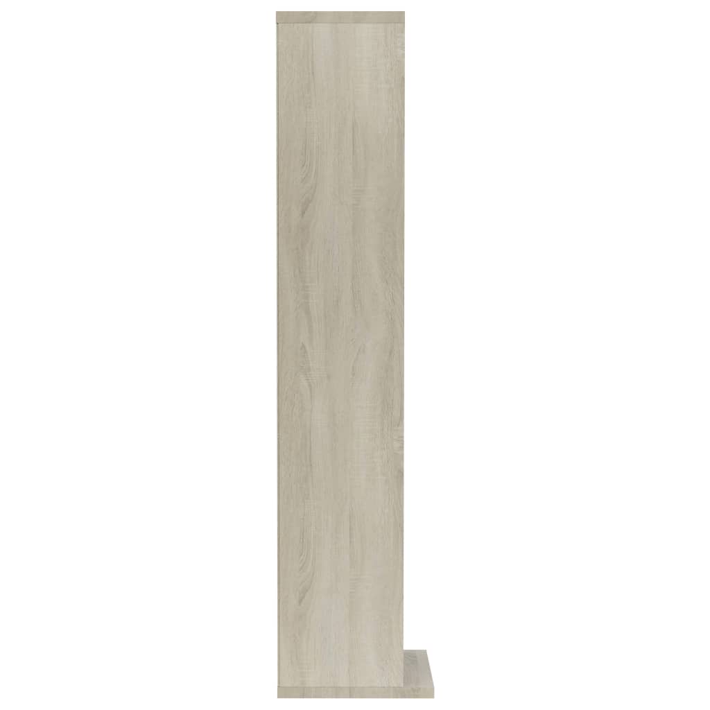 vidaXL CD-Schrank Sonoma-Eiche 21x20x88 cm Holzwerkstoff