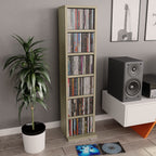 vidaXL CD-Schrank Sonoma-Eiche 21x20x88 cm Holzwerkstoff