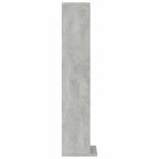 vidaXL CD-Schrank Betongrau 21x20x88 cm Holzwerkstoff