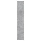vidaXL Schuhschrank Betongrau 54x34x183 cm Holzwerkstoff