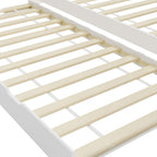 vidaXL Ausziehsofa Bettgestell Weiß Kiefernholz 90×200 cm