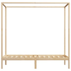 vidaXL Himmelbett-Gestell Massivholz Kiefer 100 x 200 cm