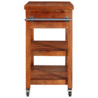 vidaXL Servierwagen 100x48x89 cm Massivholz Akazie