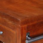 vidaXL Servierwagen 100x48x89 cm Massivholz Akazie