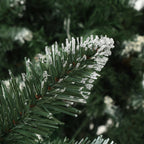 vidaXL Künstlicher Weihnachtsbaum Kiefernzapfen Weißem Glitzer 150 cm