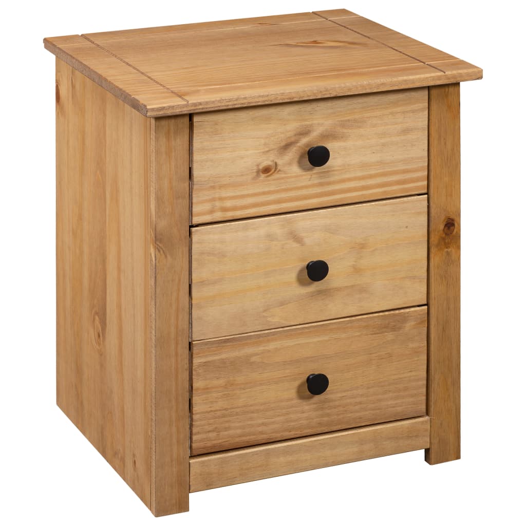 vidaXL Nachtschrank 46x40x57 cm Kiefernholz Panama